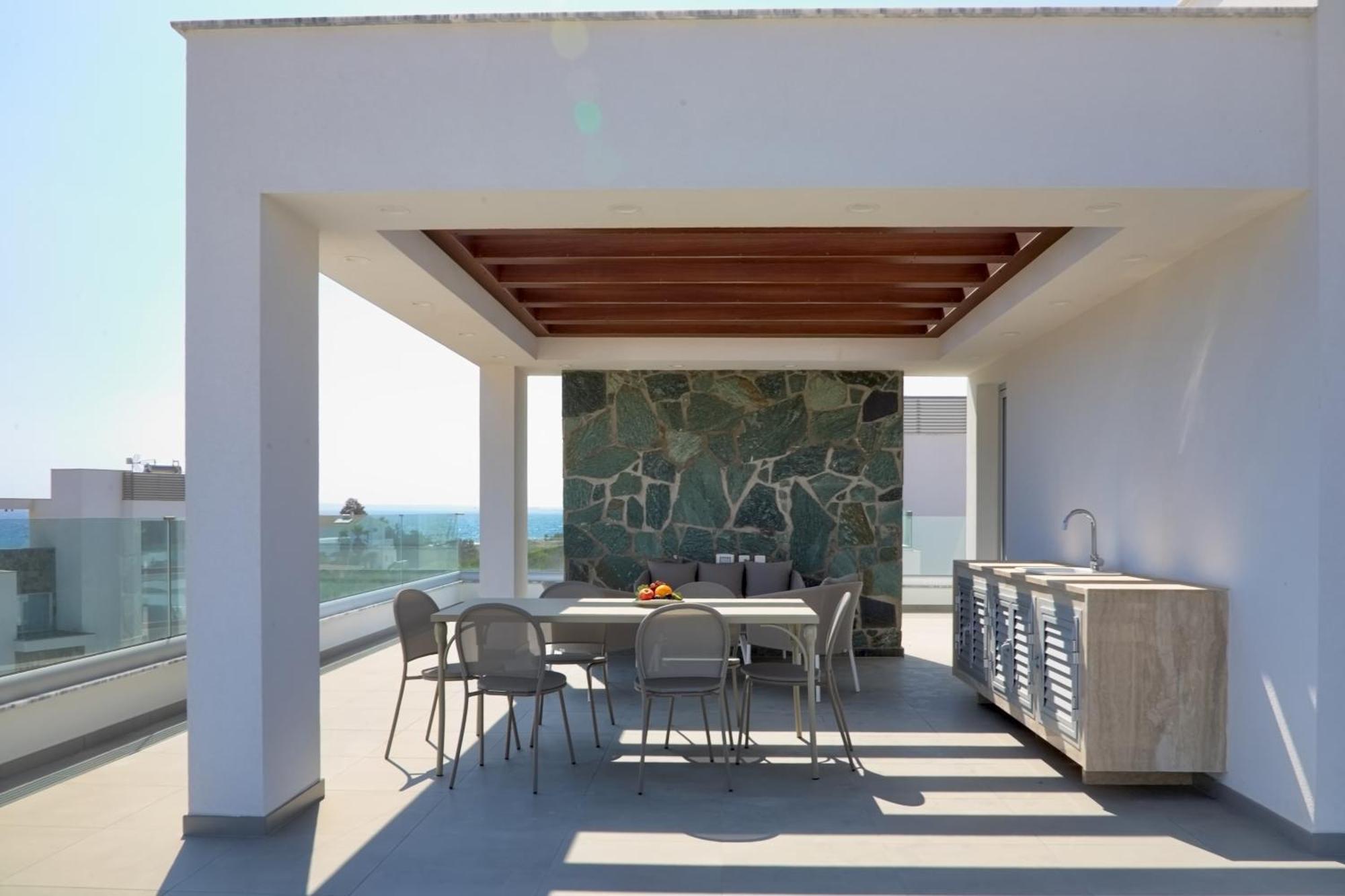 Beachfront Luxury Villa Idania Ayia Napa Bagian luar foto