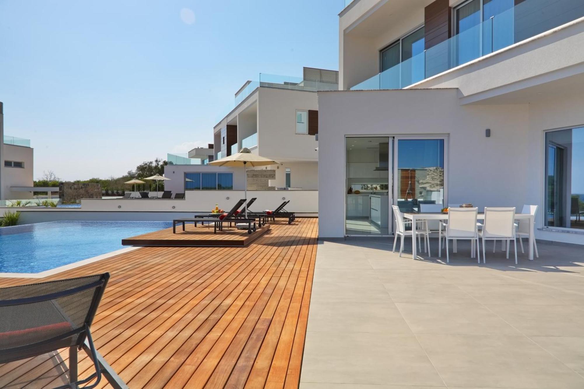 Beachfront Luxury Villa Idania Ayia Napa Bagian luar foto