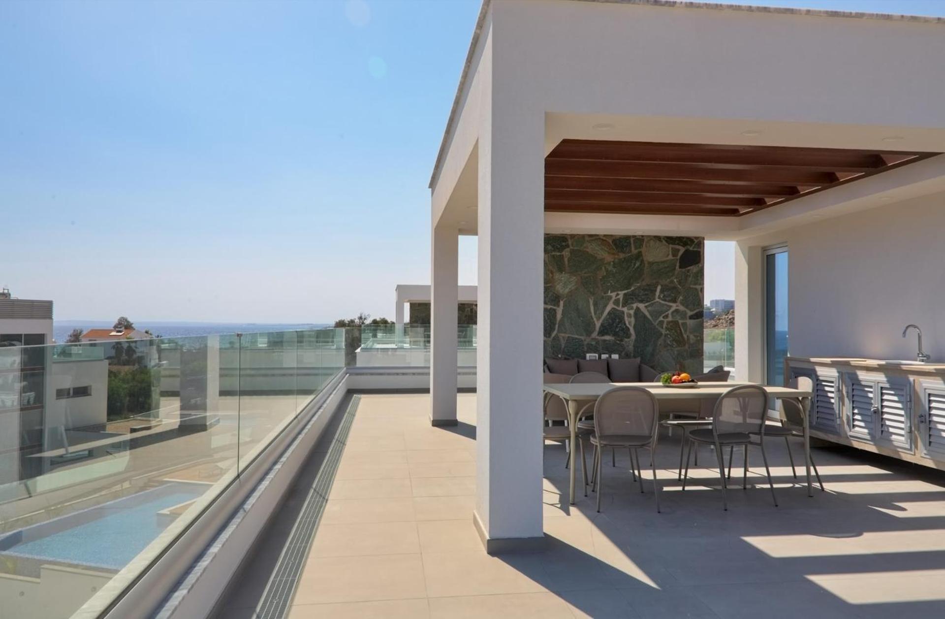 Beachfront Luxury Villa Idania Ayia Napa Bagian luar foto