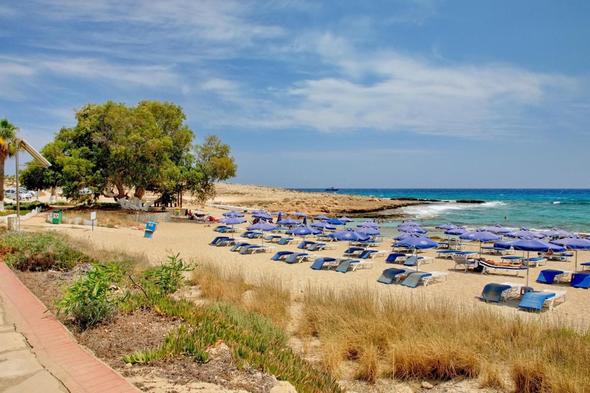 Beachfront Luxury Villa Idania Ayia Napa Bagian luar foto